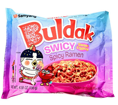10 Pack - Samyang Buldak Swicy Sweet & Spicy Chicken Ramen 4.58 oz