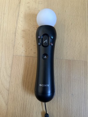 Sony PlayStation Move Motion Controller PS3 PS4 Schwarz ungeprüft
