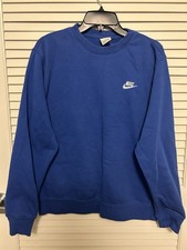 Nike Sportswear Club Fleece Crewneck Sweatshirt Game Royal Pick Size BV2662-480