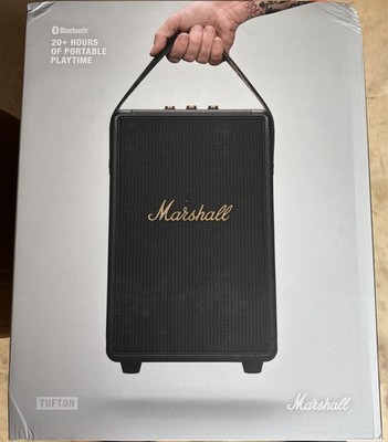 Marshall Tufton Portable Bluetooth Speaker Black & Brass BRAND NEW