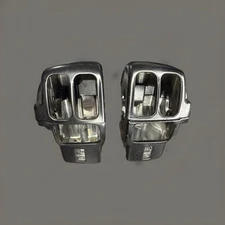 Harley-Davidson Left Right RH Handlebar Switch Housing Kit Chrome 70223-96