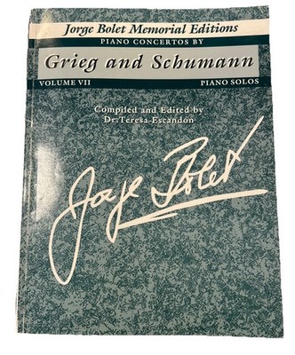 Jorge Bolet Memorial Editions Piano Concertos by Grieg and Schumann  Vol VII VGC
