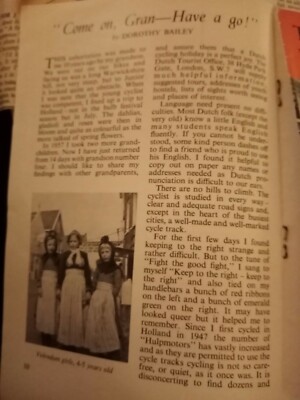 Bbn1 Ephemera 1960s youth hostel yha article come on gran Dorothy Bailey 