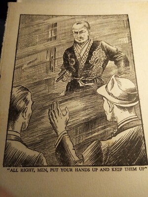 Pl6 Ephemera 1949 book Picture all right men put your hands up 