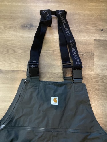 Carhartt Mens PVC Mayne 101075 300 Workwear Jumpsuit Bib Overalls Size 2XLT 31L - Picture 3 of 7