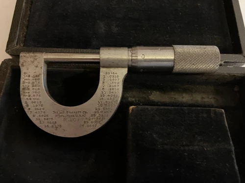 Used Starrett micrometer. Works good/ Accurate.  You can clean.  In Lufkin  case