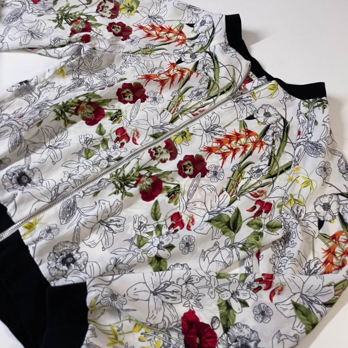 【Vintage】flower jacket Ojibwe Floral Champion Packable Jacket – Bizaanide'ewin