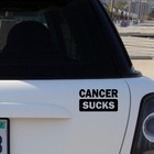 CANCER SUCKS Vinyl Decal Window Bumper Sticker