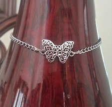 Butterfly Stainless Steel Anklet Ankle Chain Bracelet Women Foot