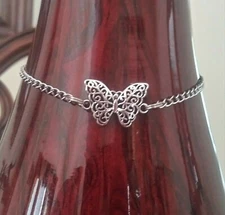 Butterfly Stainless Steel Anklet Ankle Chain Bracelet Women Foot