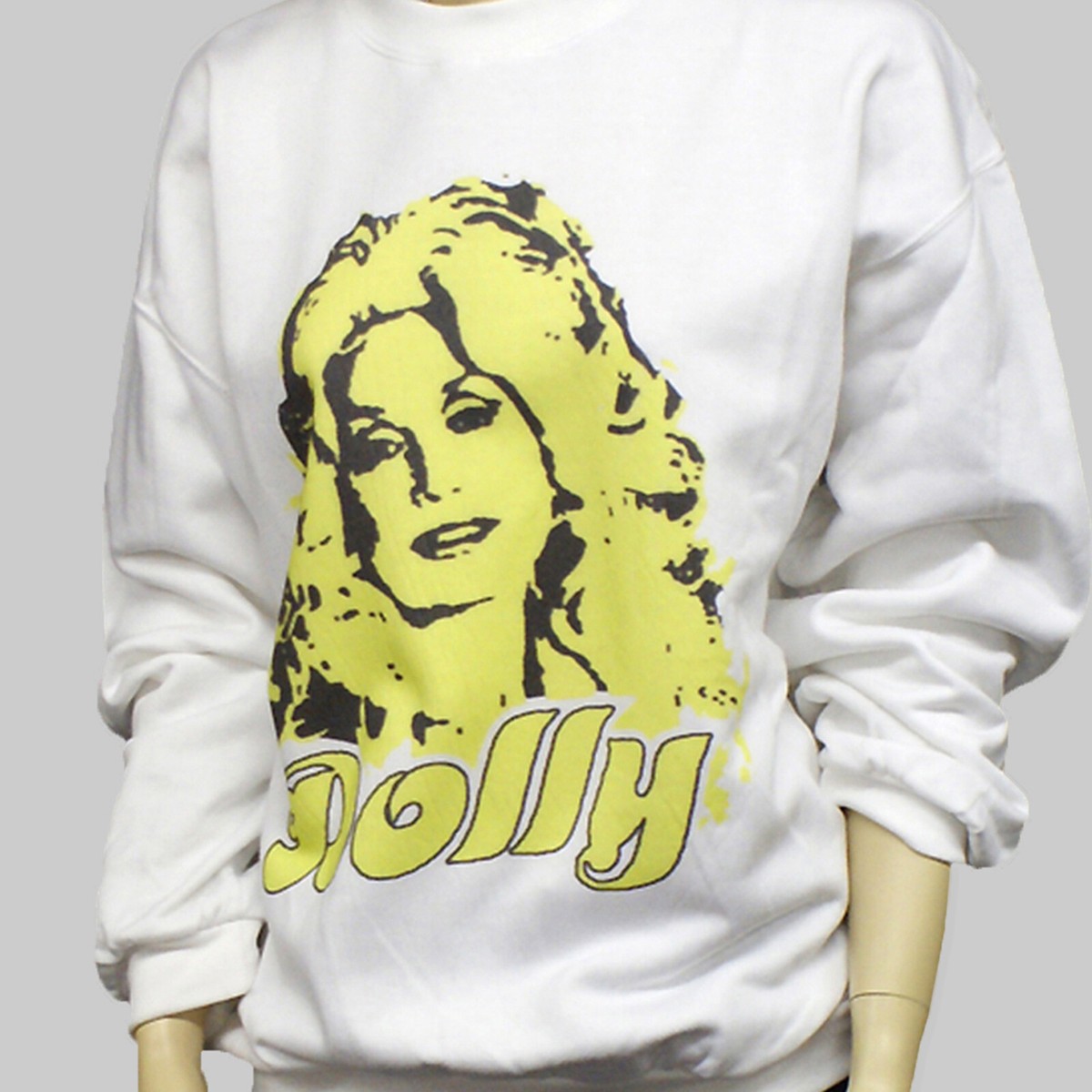 Dolly Parton Country Blues Music Sweatshirt Jumper Unisex White S