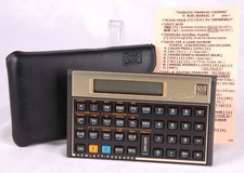 Hewlett Packard HP 12c Financial Calculator With Case Sleeve  Instruction Card