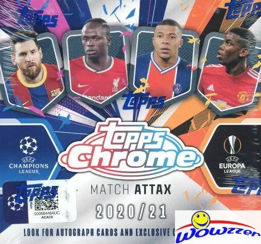 2020 21 Topps CHROME Match Attax Champions League UEFA Soccer