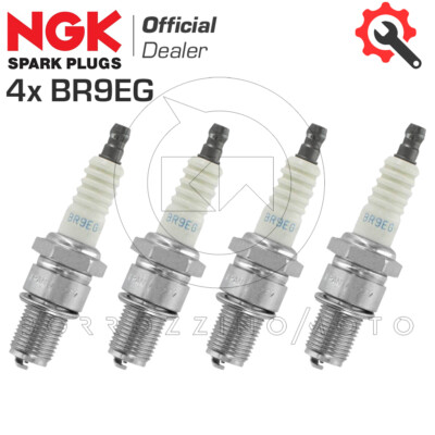 ZÜNDKERZEN KIT x4 NGK RACING PLATINSPITZE BR9EG HONDA ELSINOR 260 1978-