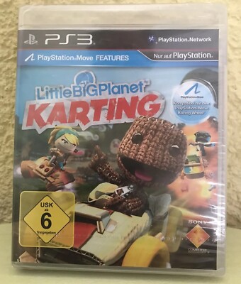 Little Big Planet Karting - PS3 Spiel.  Original versigelt. Deutsch. Neu Sealed.