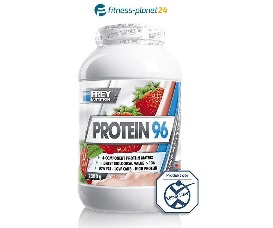 Frey Nutrition Protein 96 2300g Eiweiss Dose 4 Komponenten