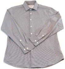 Mizzen + Main Spinnaker Men's Medium Shirt Check Trim Fit Performance Multicolor