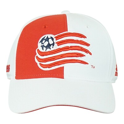 United State MLS adidas Unisex White/Red Snapback Hat