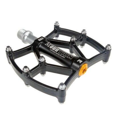 Fahrrad Pedale Mountain Road Bike Bearing Flat Platform schwarz