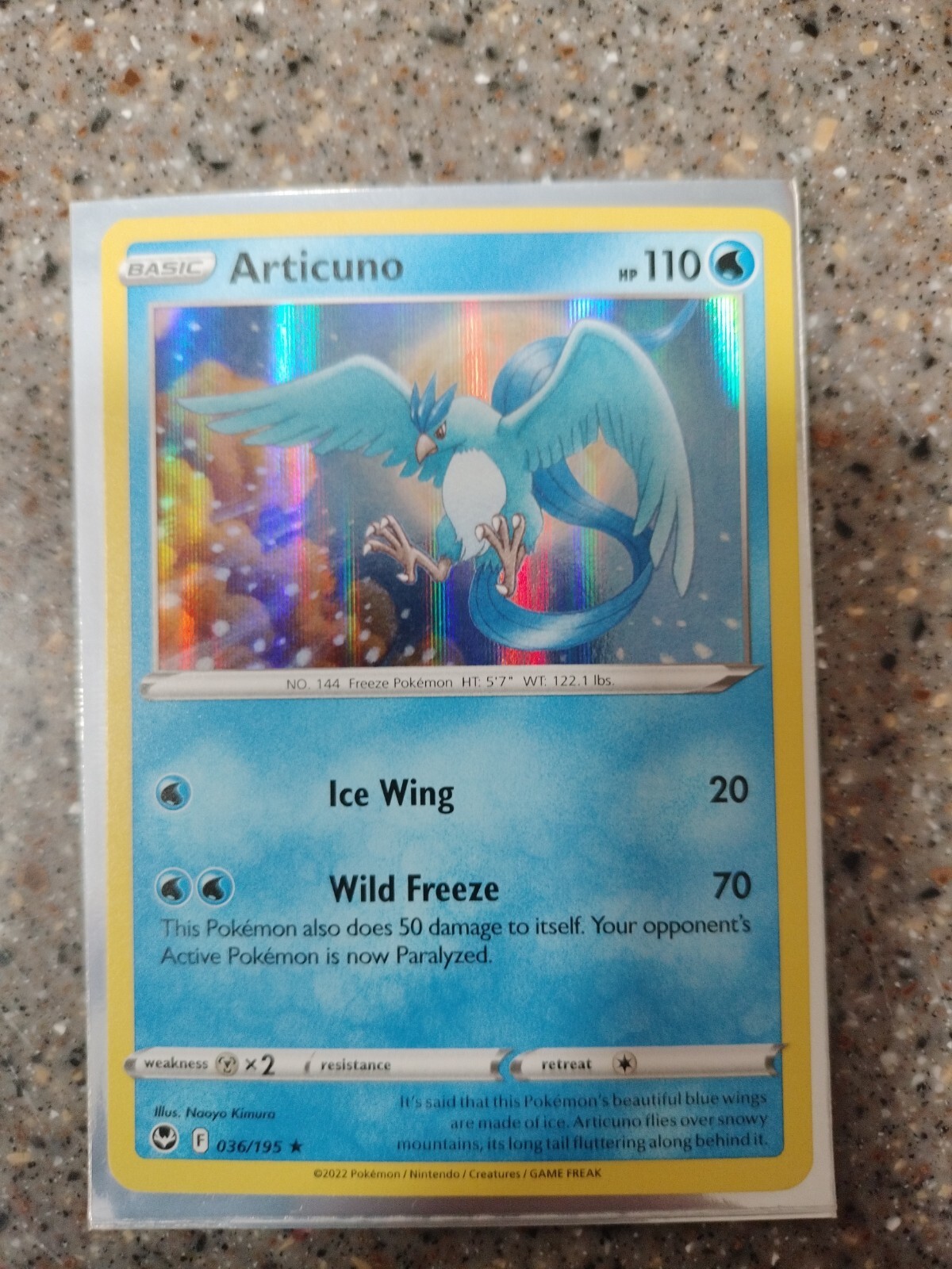 Articuno 36/195 - (M/NM) Holo Rare - Pokemon Silver Tempest