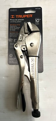 Truper Straight Jaw Locking Pliers 10 in.