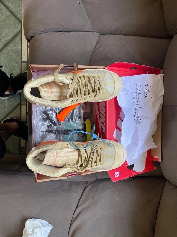 OFF WHITE X NIKE Nike x Off White Blazer Mid "Hallow's Eve" Taglia 42 EU (26.5 cm) RARISSIME