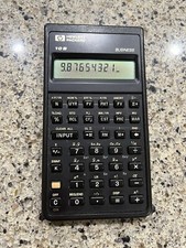 Hewlett Packard HP-10B Business Calculator w/ Case  Manual