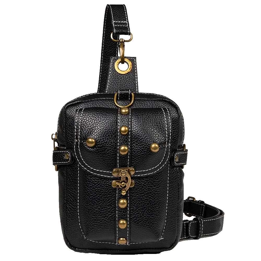 Bandolera Steampunk Solid Bolsas y bolsos para Mujer
