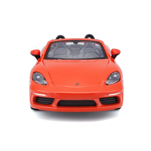Porsche Boxster 718 convertible open orange diecast modelcar 21087 Bburago 1:24 - Picture 3 of 7