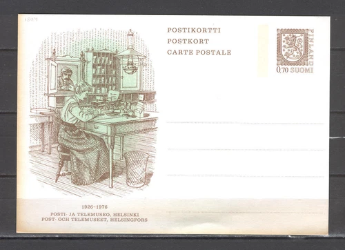 Finland K36 FDC 1976 Post Telecommunications Museum