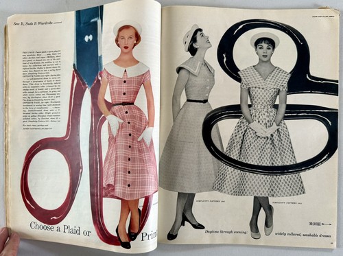 Seventeen Magazine January 1955 Vintage MCM Women's Fashions Beauty Advertising - Picture 7 of 12