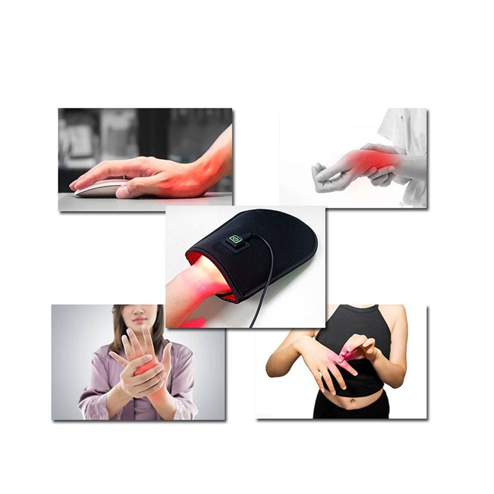 Finger Near Infrared Red Light Therapy Gloves Wrist Joint LED Therapy