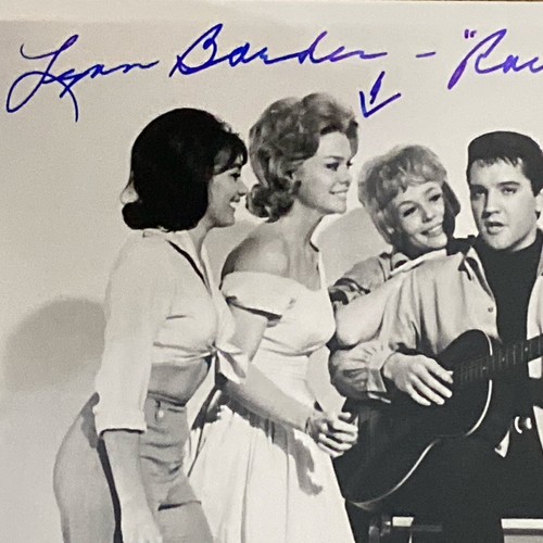 LYNN BORDEN AUTOGRAPHED Signed 8 x 10 Photo ROUSTABOUT Elvis Presley - Picture 2 of 2
