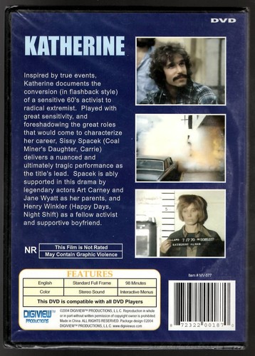 KATHERINE DVD Stars Sissy Spacek Henry Winkler Art Carney - Foto 2 di 2