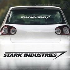 Stark Industries 80cm Autoaufkleber Heck Seiten Scheibe Tuning Logo JDM DUB B06