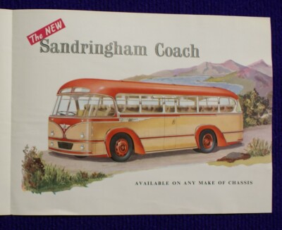 SANDRINGHAM COACH MANN EGERTON & Co LTD SALES BROCHURE TECHNICAL DATA 