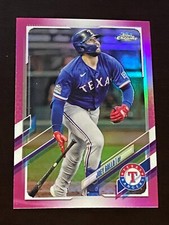 ⚾ 2021 Topps Chrome Baseball Pink Parallel Base Card #47 Joey GALLO ⚾