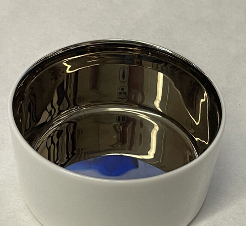 Dibbern Fine Bone China Platin Weiß Dipschale Nussschale Germany Platin Low Cup - Bild 2 von 9