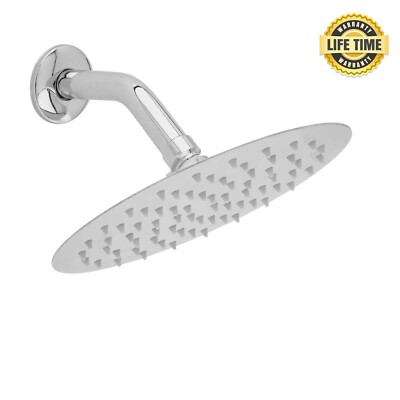 #ad NEW 8quot; Round Shower Head High Pressure Rain Fall in Chrome Finish SHIPS FREE $24.99