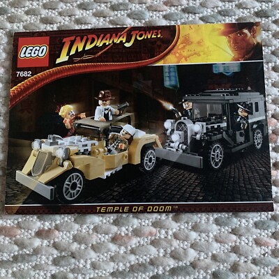 Lego 7682 Instruction Booklet -MANUAL ONLY- Shanghai Chase Indiana Jones