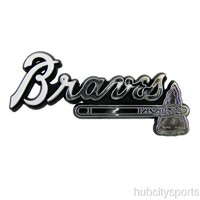 Atlanta Braves 3d Chrome Auto Decal Sticker Truck Or Car Atlanta Braves 3d Chrome Auto Decal Sticker Truck Or Car