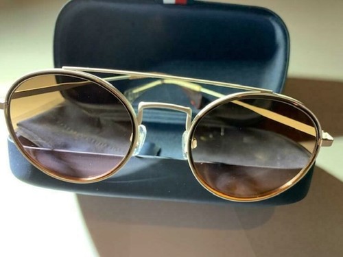 Tommy Hilfiger Women's Smooth Cream/Pink Pilot Sunglasses - TH1455S-0U1Y - Picture 11 of 12