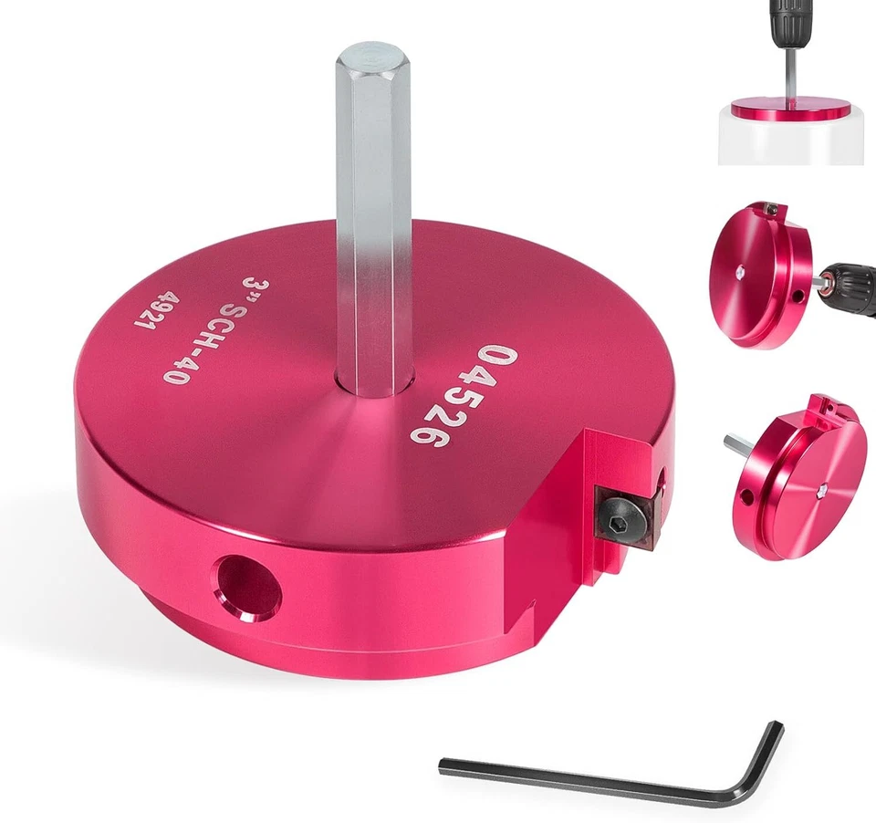 04526 PPR300 3 Inch Clean Reamer Extreme PVC Plastic Pipe Fitting Reamer Tool - Image 2 of 4