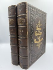 1862 Books National Portrait Gallery of Eminent Americans Volumes One & Two