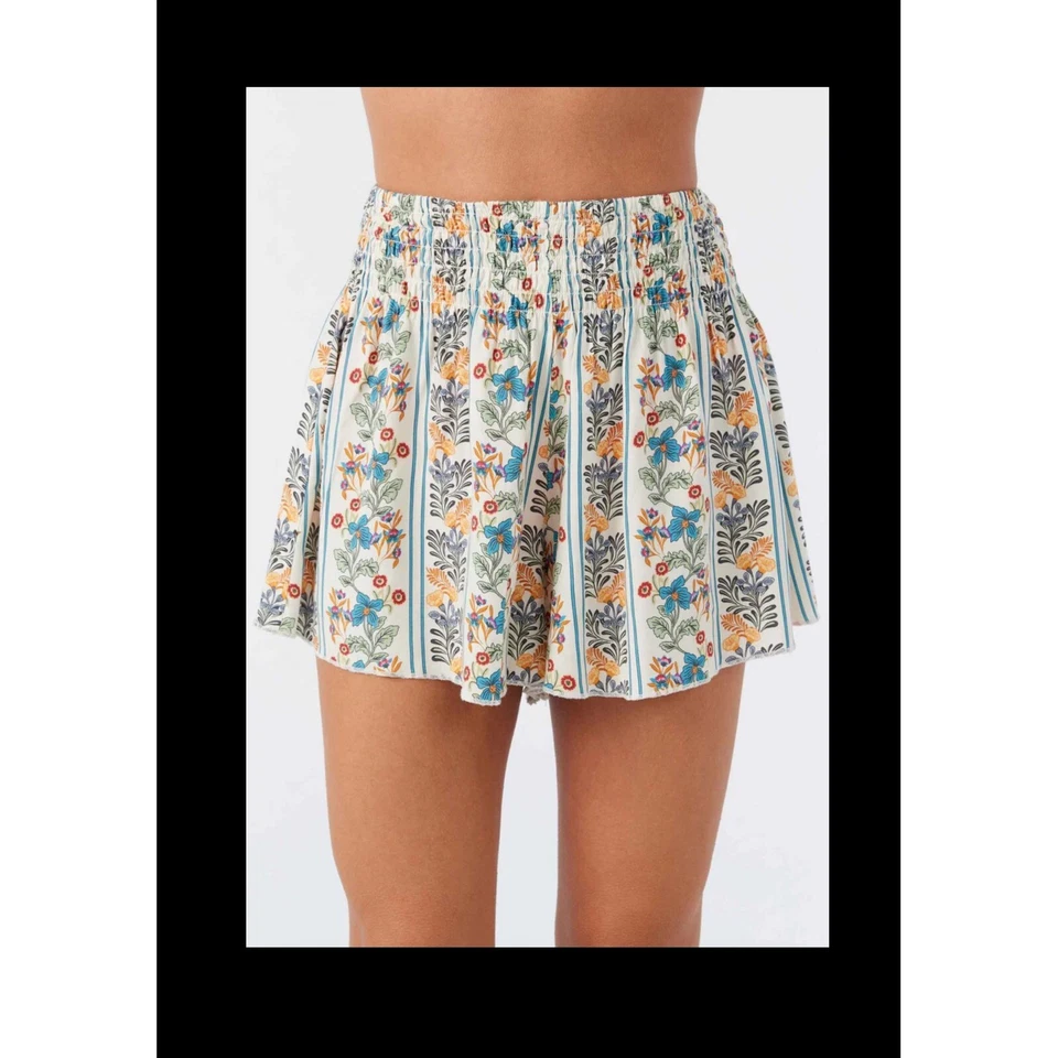 Pantalones Cortos O'Neill Estampado Floral Cintura Elástica Informales Verano Playa XXL Foto 4 de 4