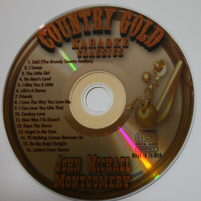 KARAOKE Classic COUNTRY CD+G JOHN MICHAEL MONTGOMERY New 16 Tracks in Sleeve 