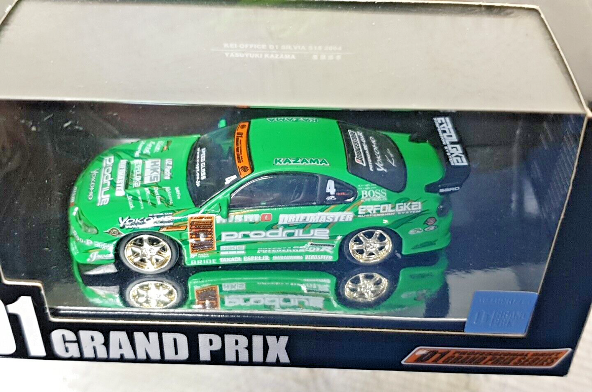 NEW Hotworks D1 Grand Prix 1/64 Silvia S15 Yasuyuki Kazama 2004 1
