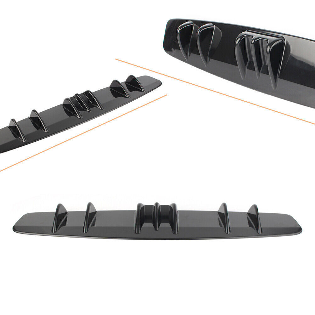 84cm Shark Style Fin 7-Wing Lip Diffuser Rear Bumper Fit BMW F30 F32 F36 F80 co