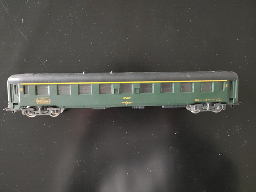 Wagon SNCF Jouef Réf 5104 - Vert - Vintage - Fabriqué En France