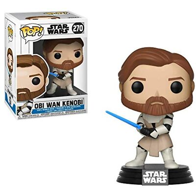 Funko POP! Star Wars: Clone Wars OBI WAN KENOBI Figure #270 w